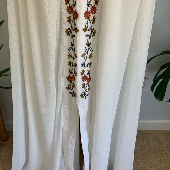 NWT Ethereal Maxi Dress, Renaissance Festival, White spring fairy gown goddess - Picture 2 of 9